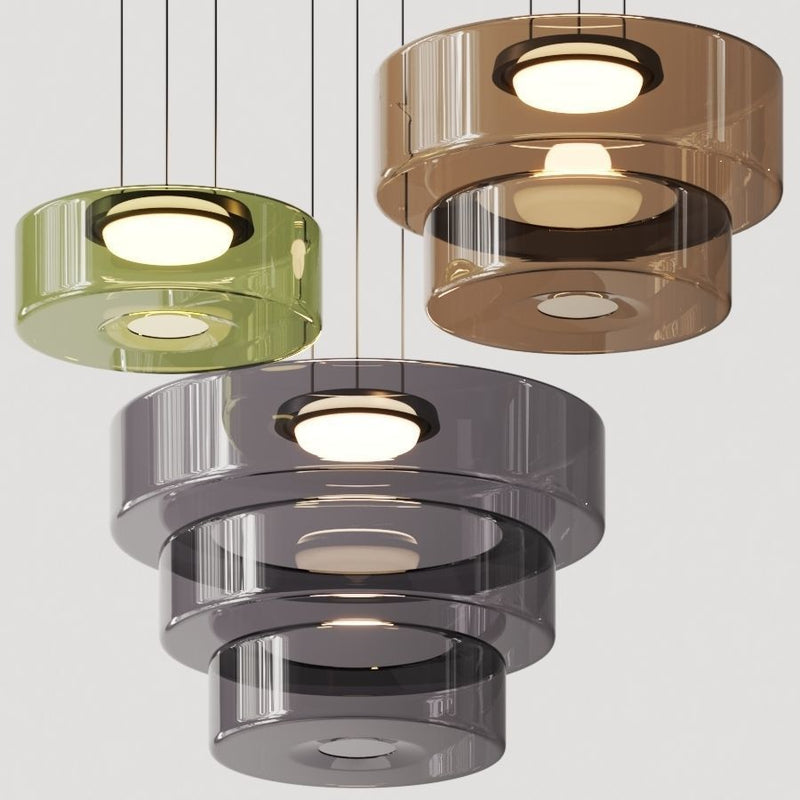 Glass Moon Pendant Light – Elegant & Modular Interior Lighting