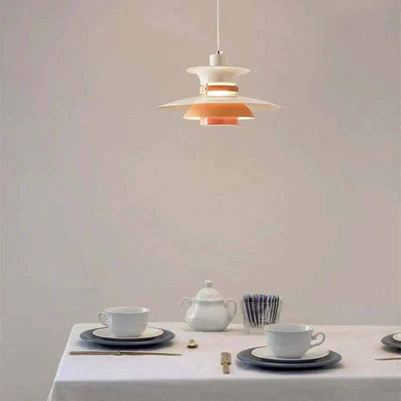 Morandi LED Pendant Lamp – Modern Colored Metal Hanging Light