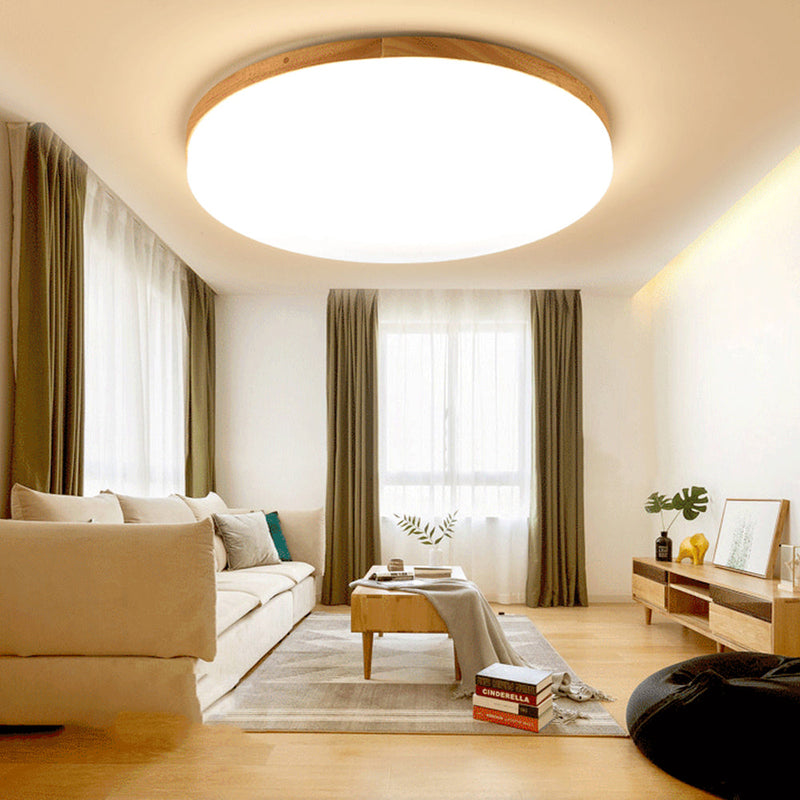 Simple Round LED Ceiling Light – Minimalist & Energy-Efficient Design