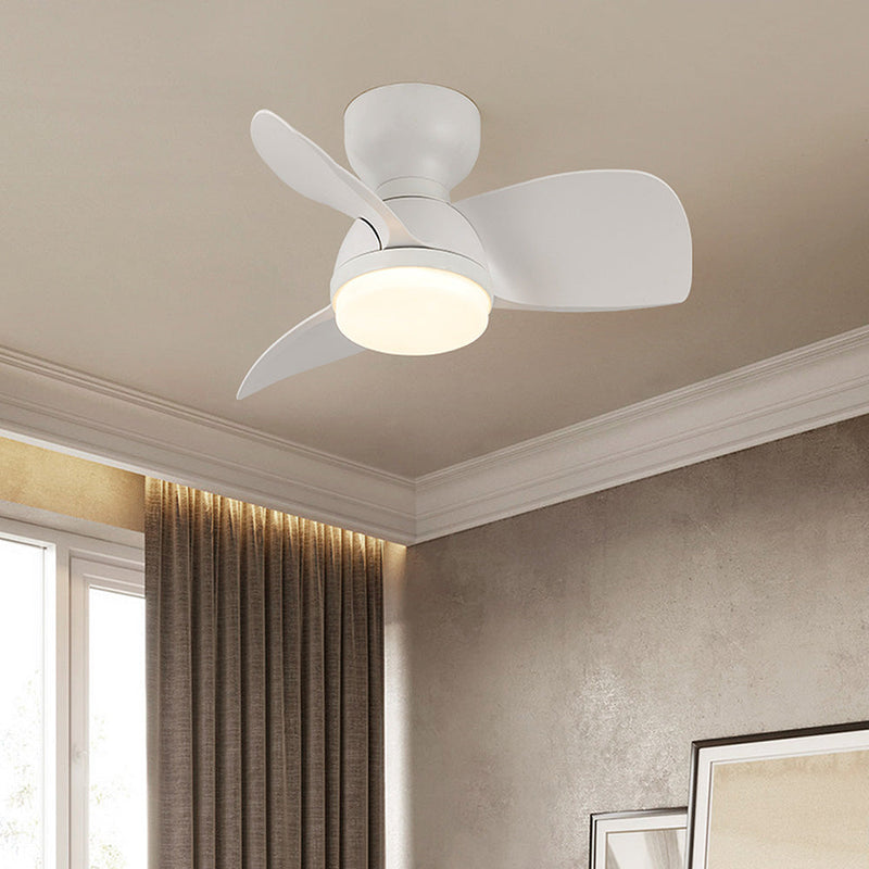 Wooden Ceiling Fan with LED Light – Modern Elegance & Optimal Comfort