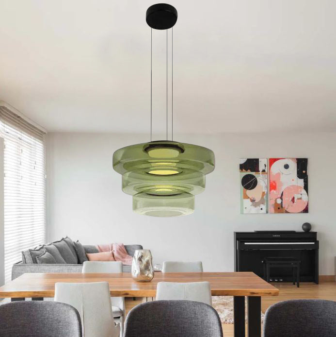 Glass Moon Pendant Light – Elegant & Modular Interior Lighting