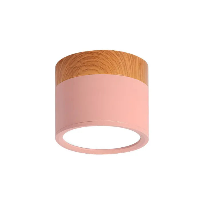 Nordic Cylindrical LED Ceiling Light – Modern & Energy-Efficient Hallway Illumination