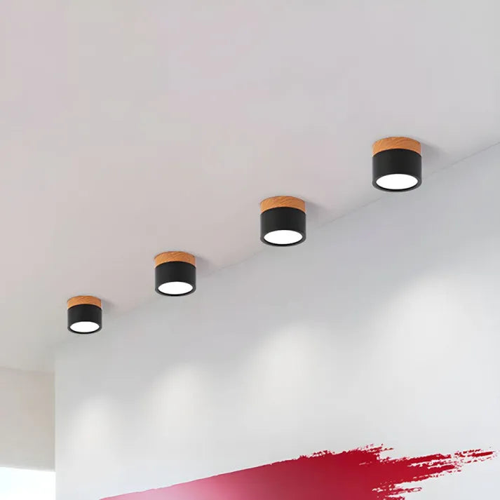 Nordic Cylindrical LED Ceiling Light – Modern & Energy-Efficient Hallway Illumination