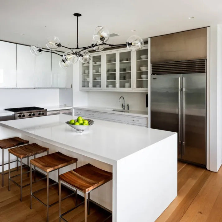 Sputnik Bifurkation Chandelier – Modern Blown Glass & Metal Design
