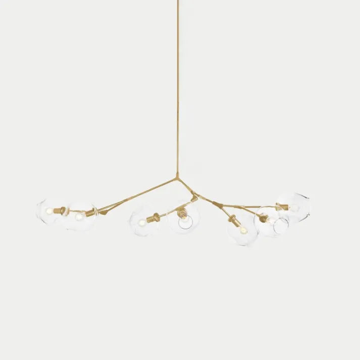 Sputnik Bifurkation Chandelier – Modern Blown Glass & Metal Design