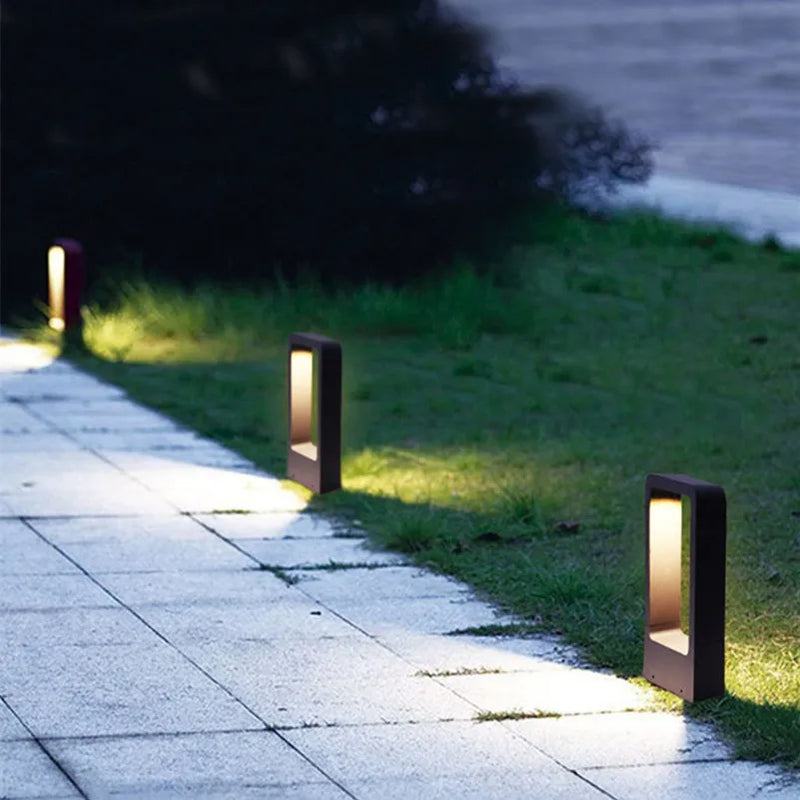 TerraLuxe Outdoor Garden Light – Modern and Weather-Resistant Exterior Lamp