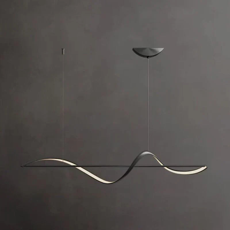 Whisper Linear Pendant Light – Modern Metal & Acrylic LED Lighting