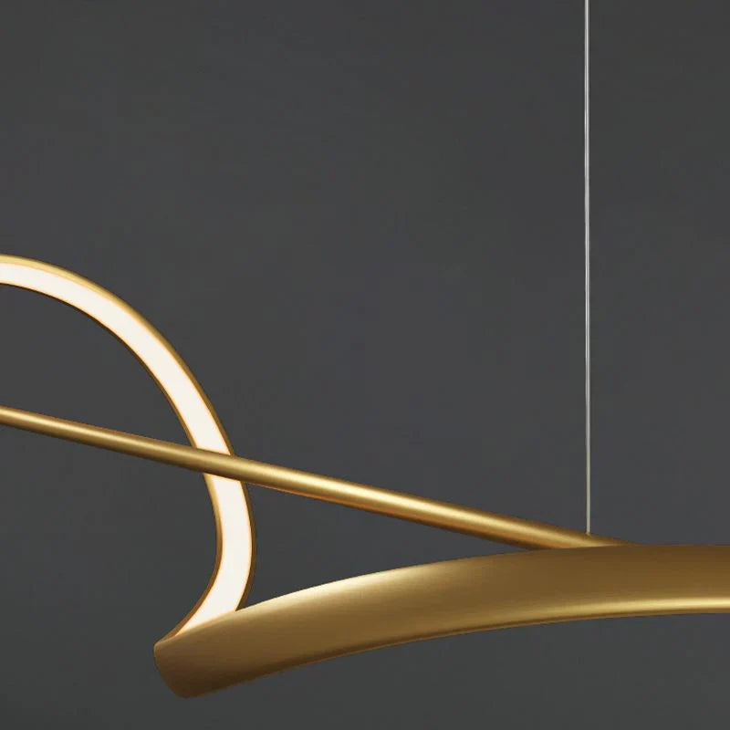 Whisper Linear Pendant Light – Modern Metal & Acrylic LED Lighting
