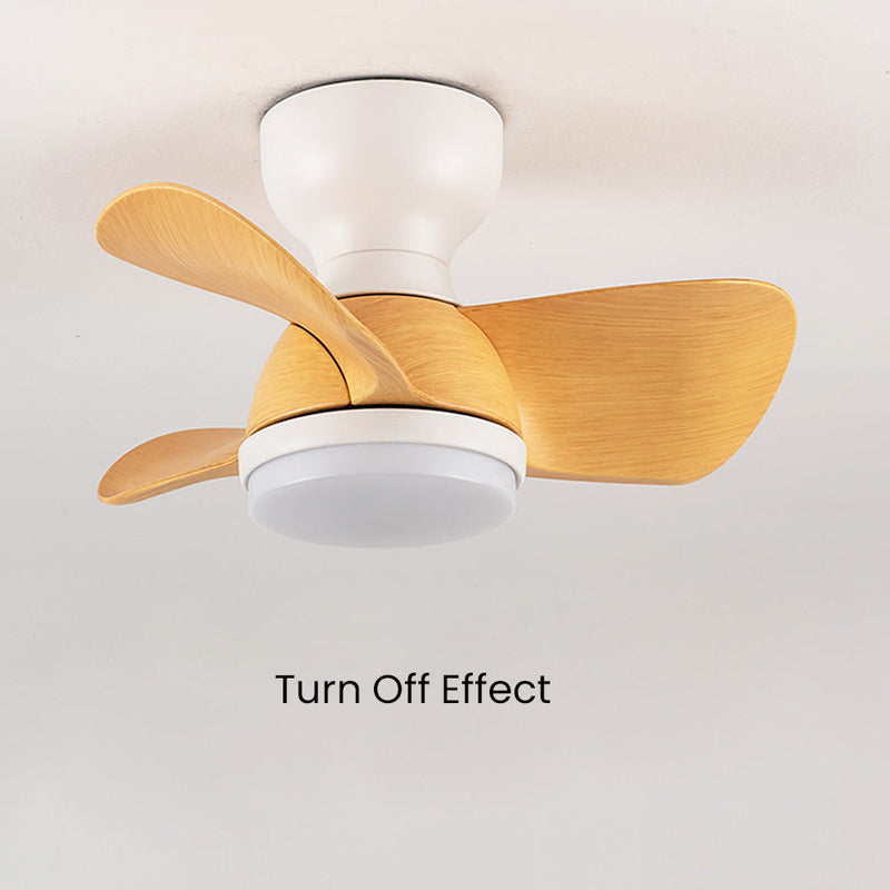 Wooden Ceiling Fan with LED Light – Modern Elegance & Optimal Comfort