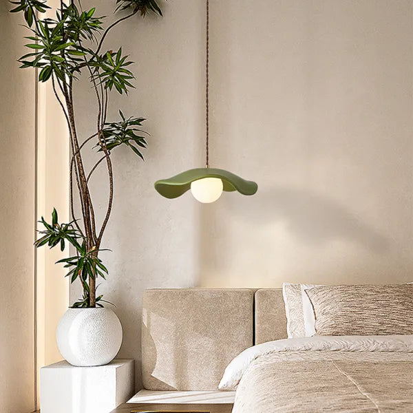 Lotus Wabi-Sabi Pendant Light – Nature-Inspired Modern Dining Room Luminaire