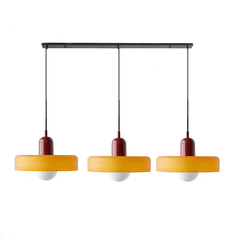 Simple Bauhaus Pendant Light – Elegant Glass Design for Dining & Living Spaces