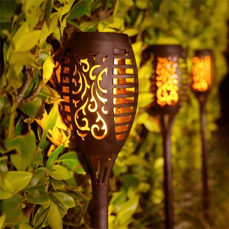 Solar Torch Light – LED Flame Effect & Weather-Resistant Outdoor Lighting