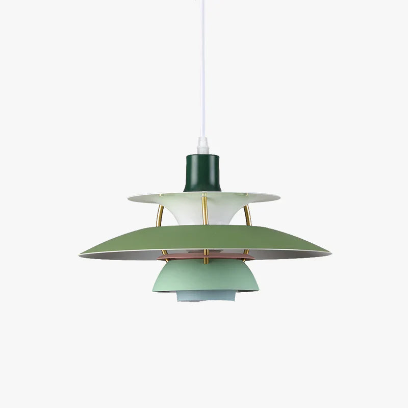 Morandi LED Pendant Lamp – Modern Colored Metal Hanging Light