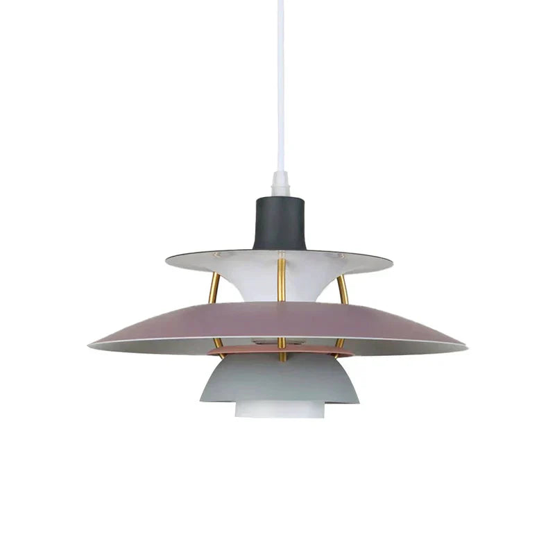 Morandi LED Pendant Lamp – Modern Colored Metal Hanging Light