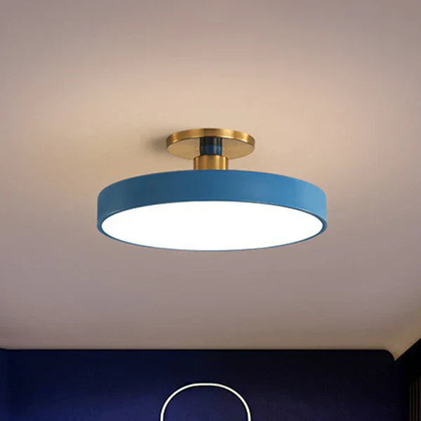 Minimalist Round LED Ceiling Light – Modern & Elegant Bedroom Illumination