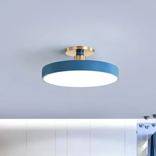 Minimalist Round LED Ceiling Light – Modern & Elegant Bedroom Illumination