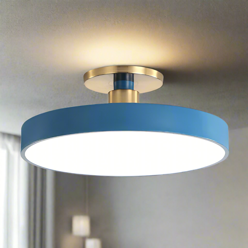 Minimalist Round LED Ceiling Light – Modern & Elegant Bedroom Illumination