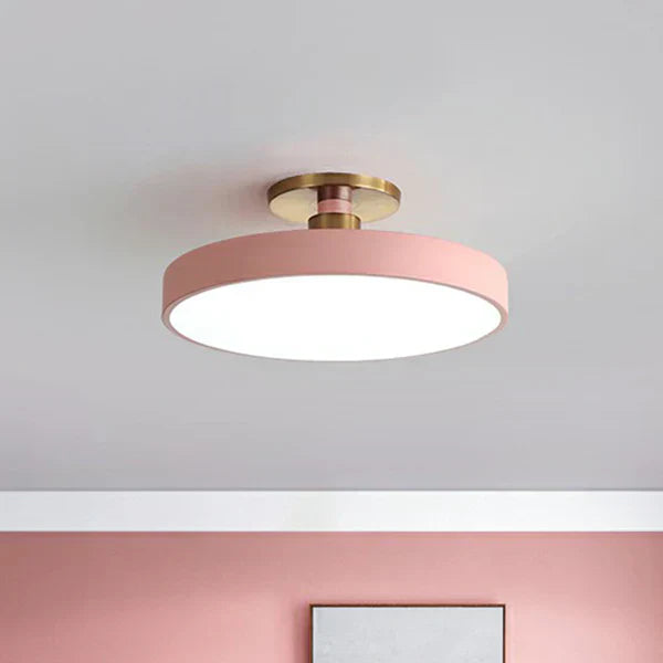 Minimalist Round LED Ceiling Light – Modern & Elegant Bedroom Illumination