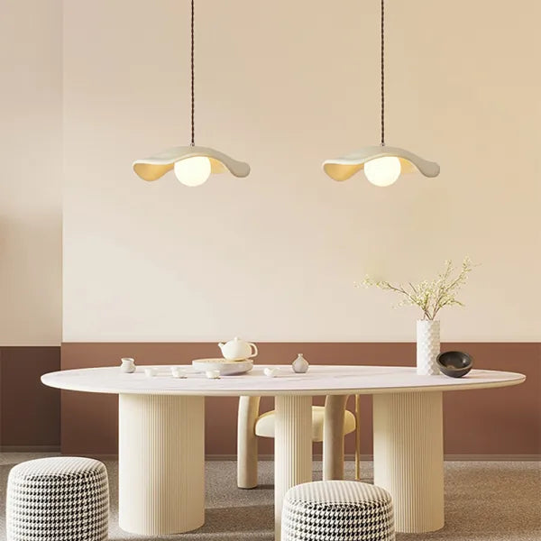 Lotus Wabi-Sabi Pendant Light – Nature-Inspired Modern Dining Room Luminaire