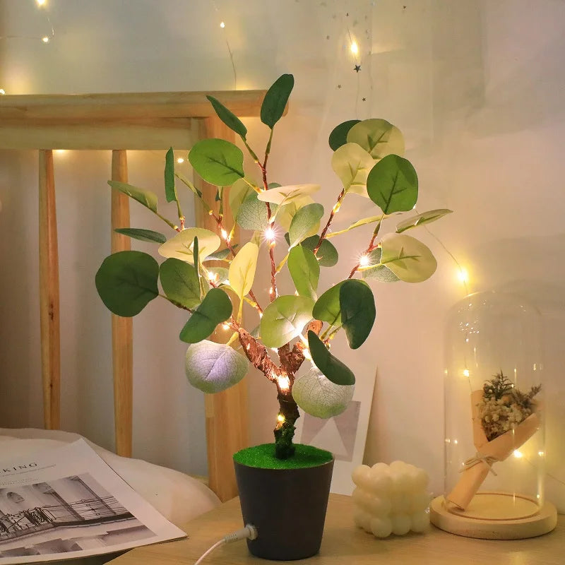 LED Christmas Branch Night Light – USB-Powered Soft Ambient Glow