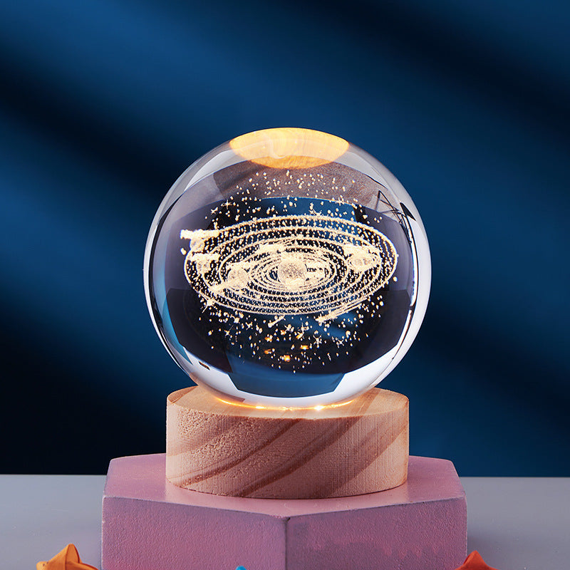 Lumiorb 3D Crystal Light – Creative & Modern Ambient Lighting