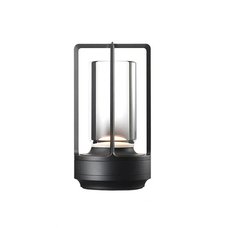Cordless Crystal Table Lamp – Rechargeable LED Accent Light with Elegant Cut Design