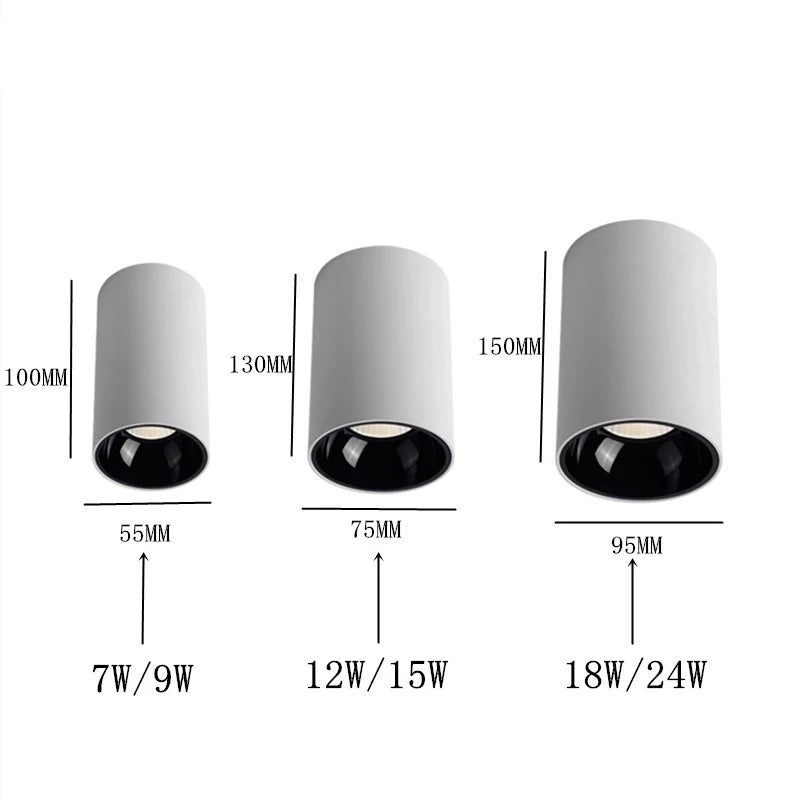 Round COB LED Ceiling Light – Modern & Efficient Lighting Design