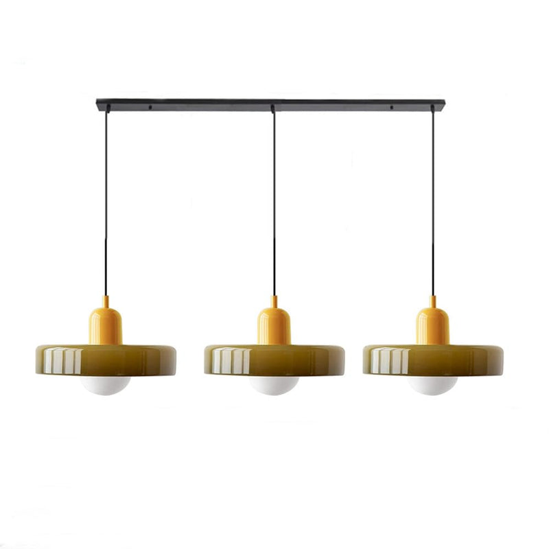 Simple Bauhaus Pendant Light – Elegant Glass Design for Dining & Living Spaces