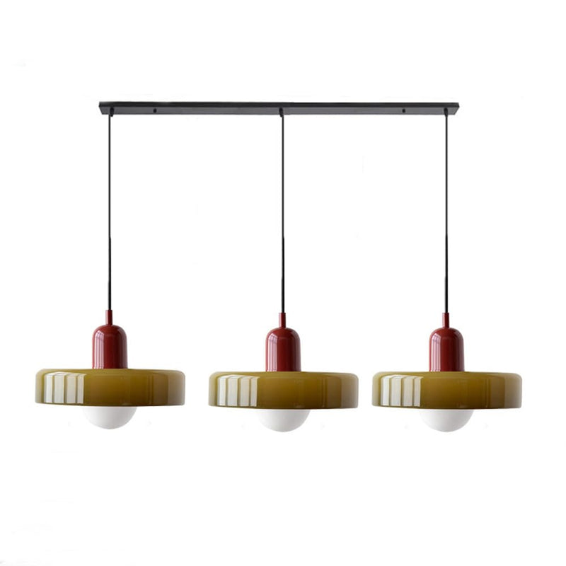 Simple Bauhaus Pendant Light – Elegant Glass Design for Dining & Living Spaces