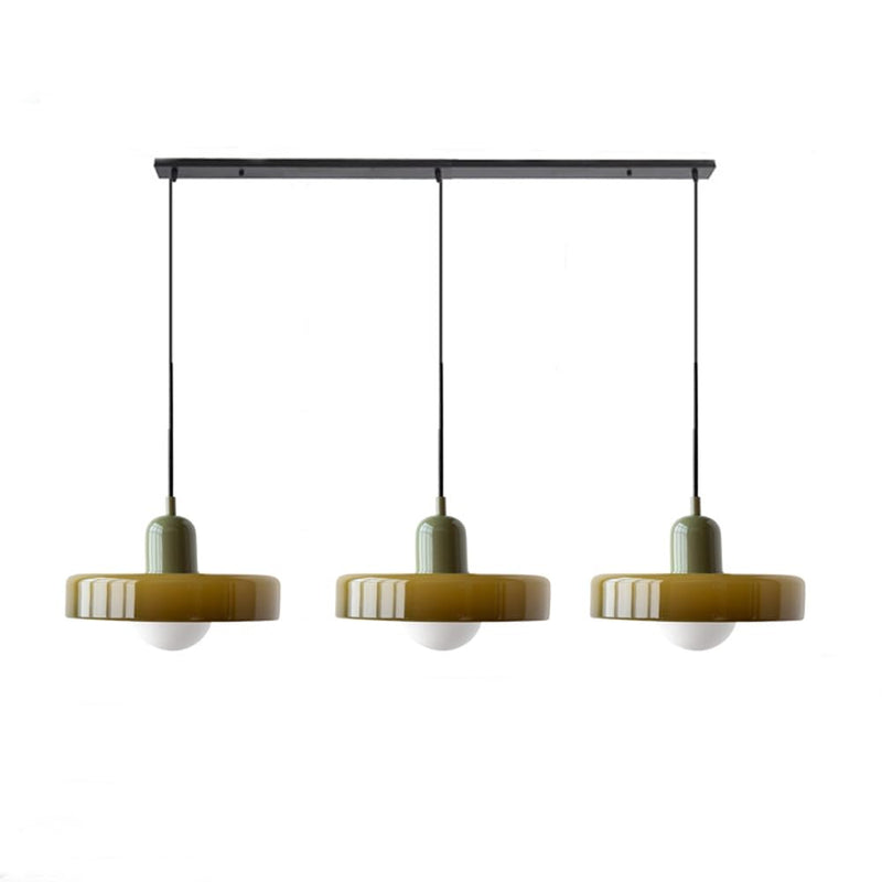 Simple Bauhaus Pendant Light – Elegant Glass Design for Dining & Living Spaces