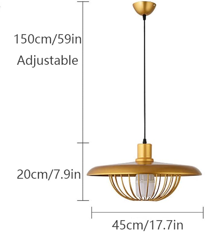 Nordic Wood-Effect Pendant Light – Industrial-Inspired Hanging Lamp