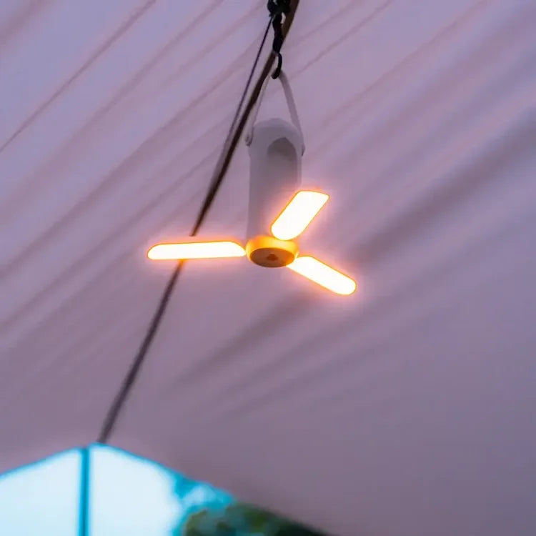 Foldable Camping Lamp – USB Rechargeable Light with 3 Colours & 180h Battery