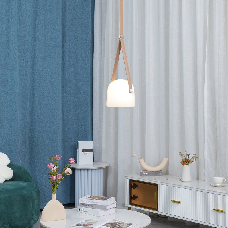 Mona Minimalist Pendant Light – Elegant Metal & Glass LED Design