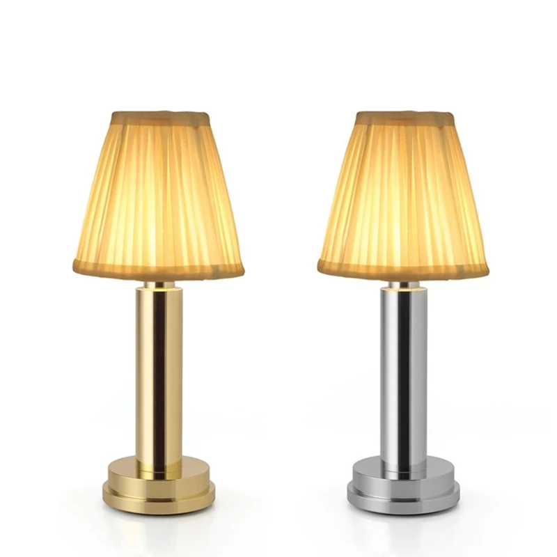 Fabric Table Lamp – Soft Light & Elegant Design for Bedroom or Living Room