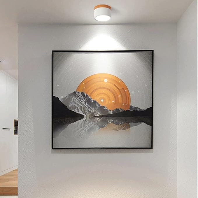 Nordic Cylindrical LED Ceiling Light – Modern & Energy-Efficient Hallway Illumination