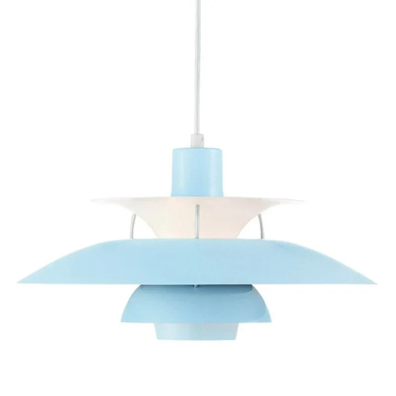 Morandi LED Pendant Lamp – Modern Colored Metal Hanging Light