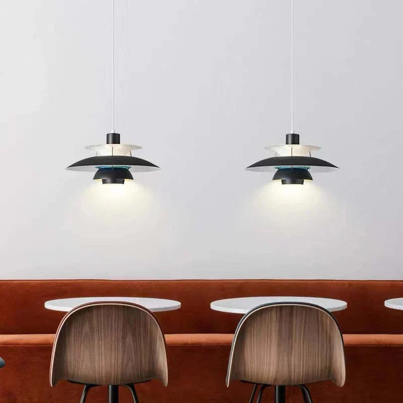 Morandi LED Pendant Lamp – Modern Colored Metal Hanging Light