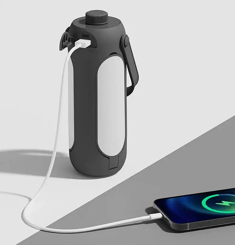 Foldable Camping Lamp – USB Rechargeable Light with 3 Colours & 180h Battery