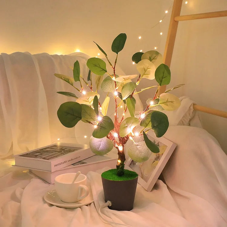 LED Christmas Branch Night Light – USB-Powered Soft Ambient Glow