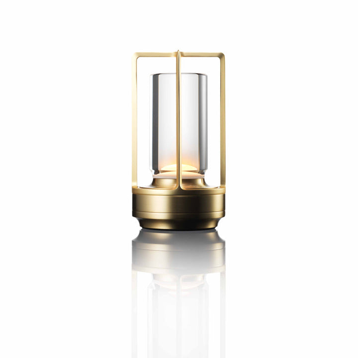 Cordless Crystal Table Lamp – Rechargeable LED Accent Light with Elegant Cut Design
