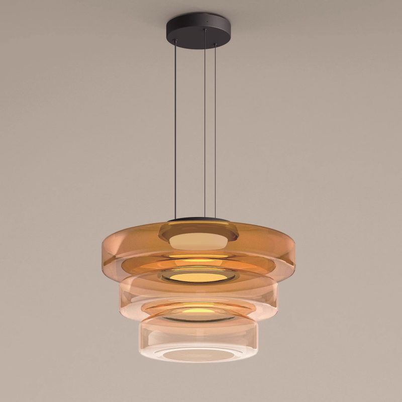 Glass Moon Pendant Light – Elegant & Modular Interior Lighting