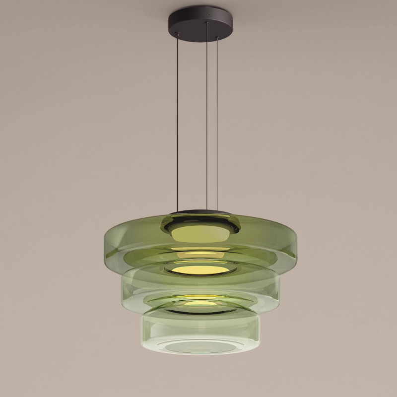 Glass Moon Pendant Light – Elegant & Modular Interior Lighting