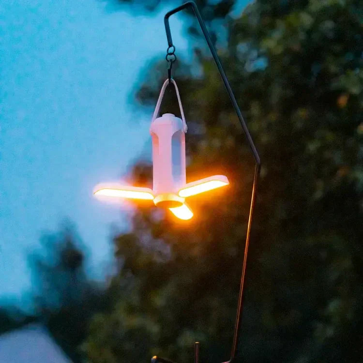 Foldable Camping Lamp – USB Rechargeable Light with 3 Colours & 180h Battery