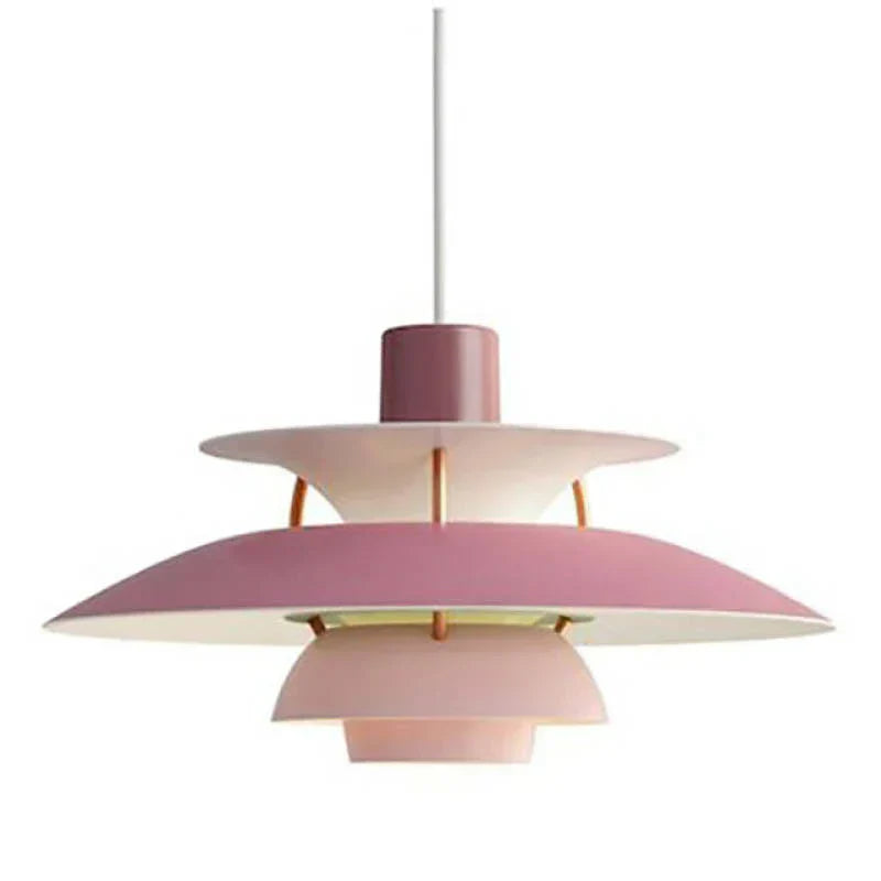 Morandi LED Pendant Lamp – Modern Colored Metal Hanging Light