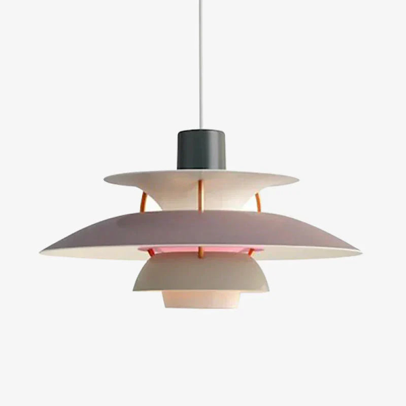 Morandi LED Pendant Lamp – Modern Colored Metal Hanging Light