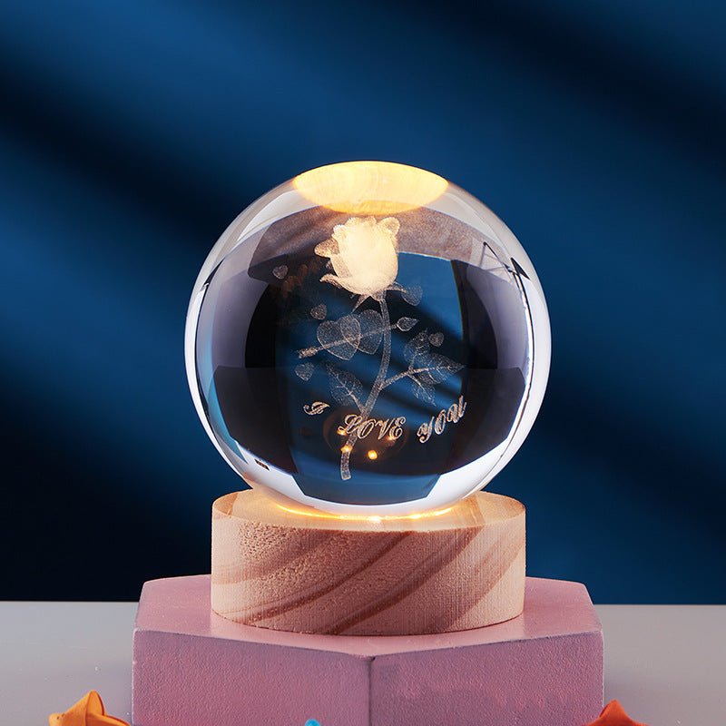 Lumiorb 3D Crystal Light – Creative & Modern Ambient Lighting