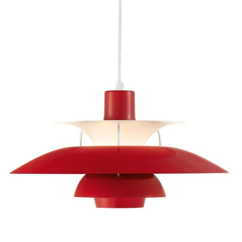 Morandi LED Pendant Lamp – Modern Colored Metal Hanging Light