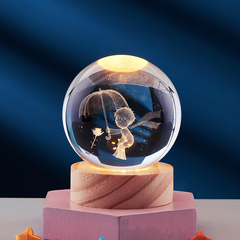 Lumiorb 3D Crystal Light – Creative & Modern Ambient Lighting