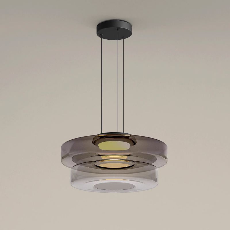 Glass Moon Pendant Light – Elegant & Modular Interior Lighting