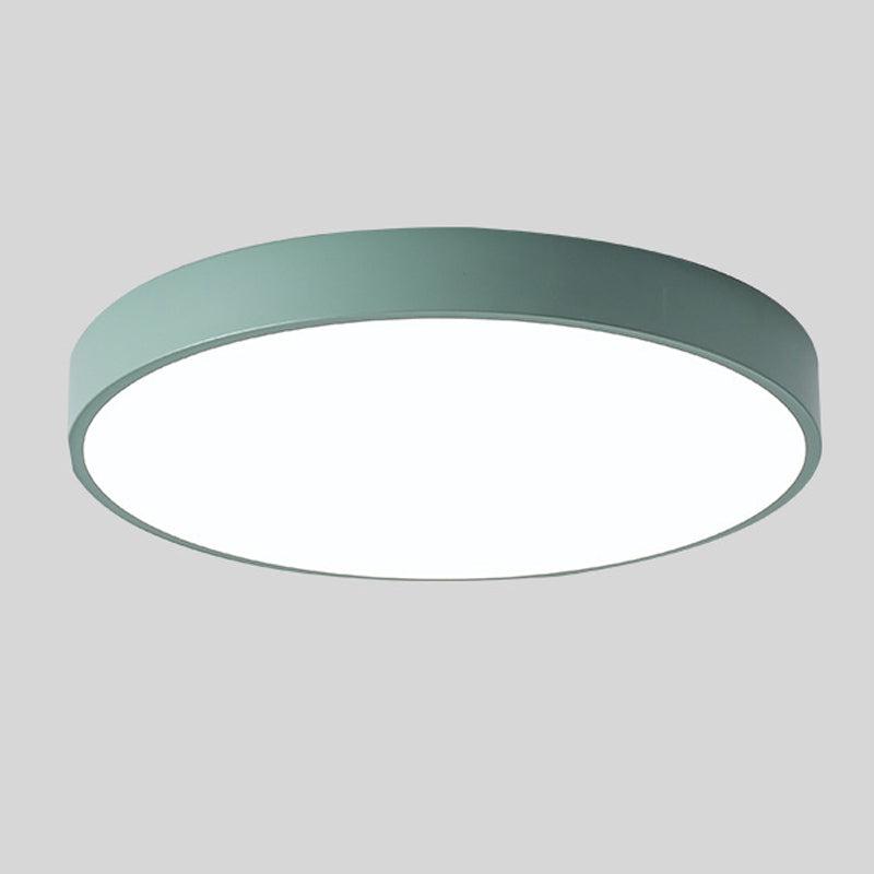 Nordic Wooden Macaroon LED Ceiling Light – Modern Wood & Metal Design